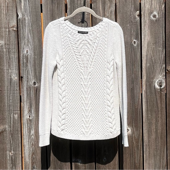 Banana Republic knit tan sweater size small - Picture 1 of 17